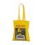 Dzeltens, ekonomisks kokvilnas maisiņš ar unikālu dizainu