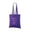Violets ekonomisks kokvilnas maisiņš ar unikālu dizainu