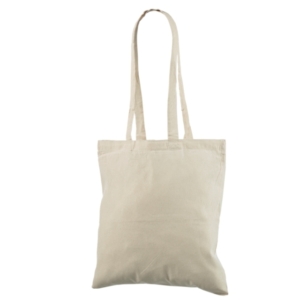 Натурально-белая хлопковая сумка для семинаров Размеры 38х42 см