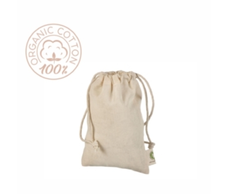Хлопковые сумки из органического хлопка на шнурке