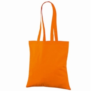 Оранжевая хлопковая сумка для семинаров