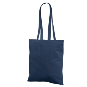 Темно-синяя хлопковая сумка для семинаров
